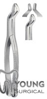 Tooth Forceps, American Pattern for upper Molars for Wisdom Teeth